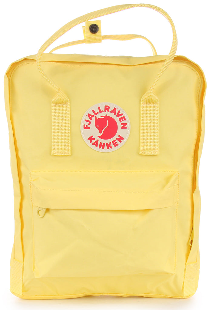 Backpack Fjallraven Re Kanken Yellow Fjallraven Kanken In Yellow Everyday Classic Zip Up Backpack – 4feetshoes