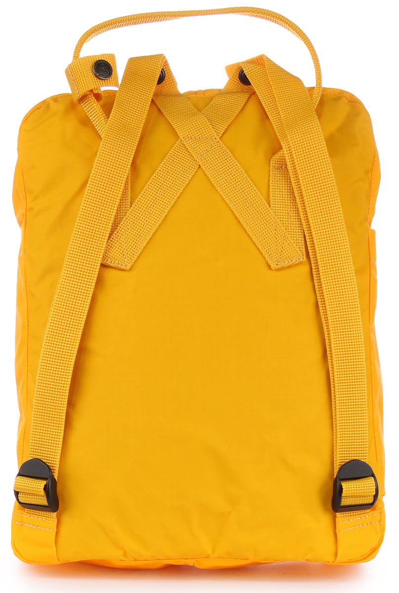 Fjallraven Kanken Bright Yellow Classic Everyday Zip Up Backpack