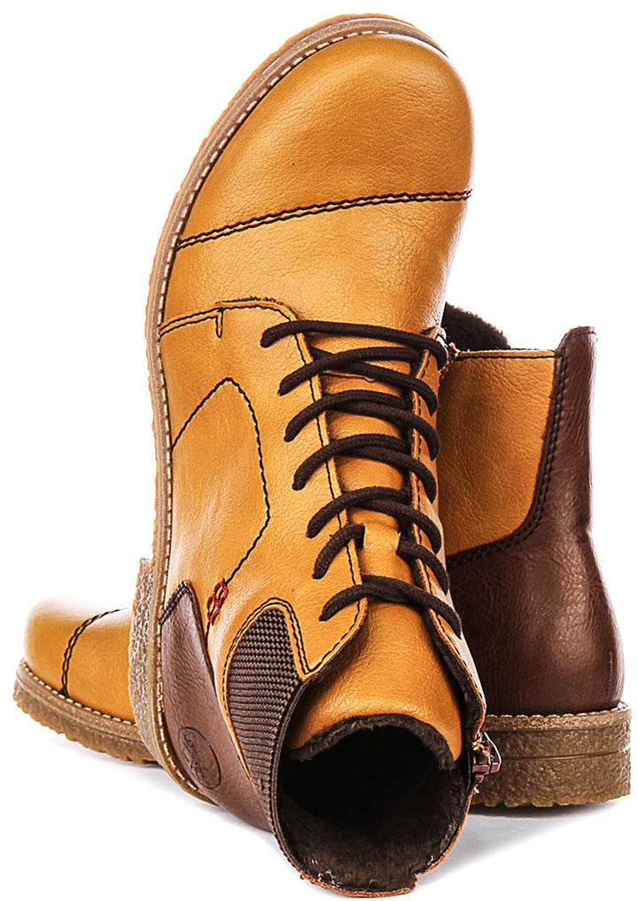 Rieker 73522-68 In Yellow For Women