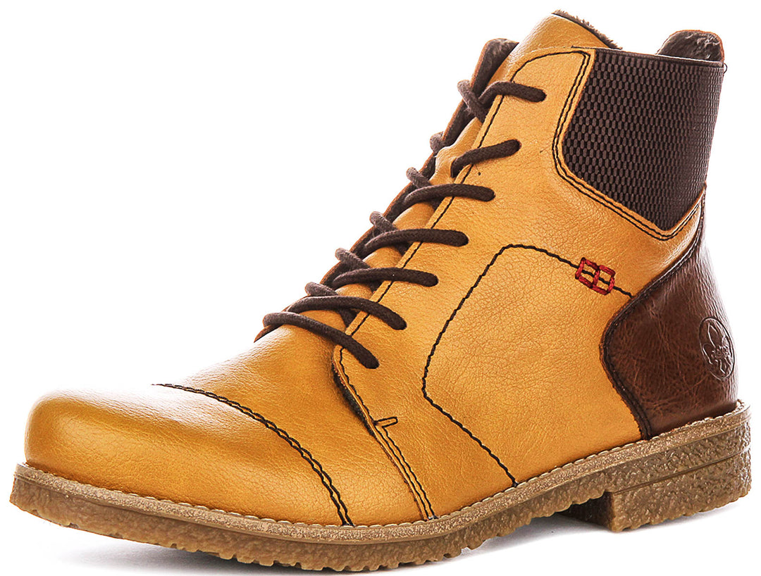 Rieker 73522-68 In Yellow For Women