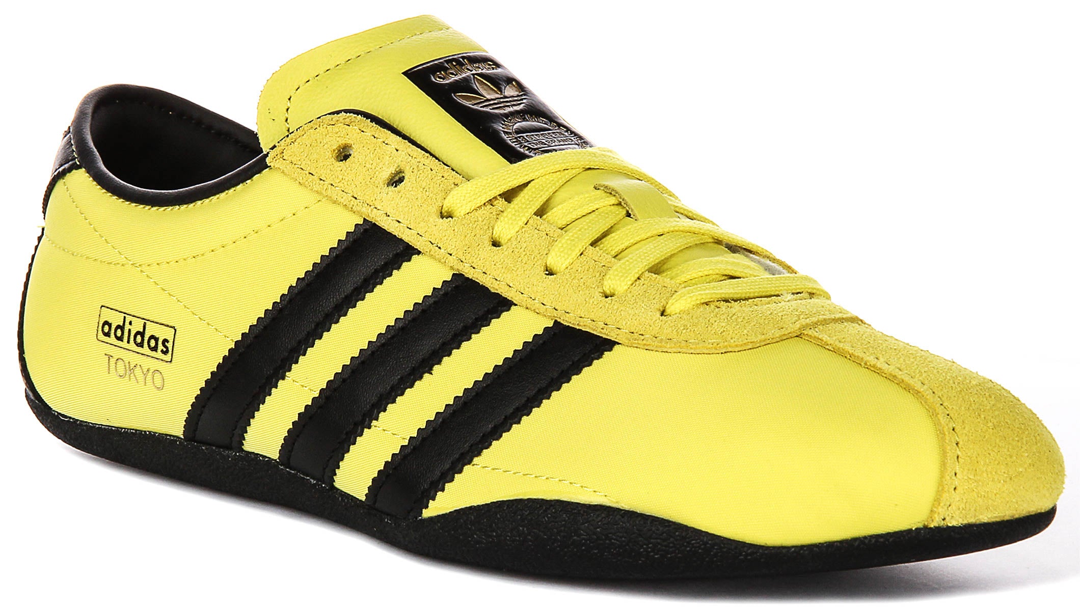 Adidas Tokyo Women's Trainers In Yellow Black | Retro Slim Low