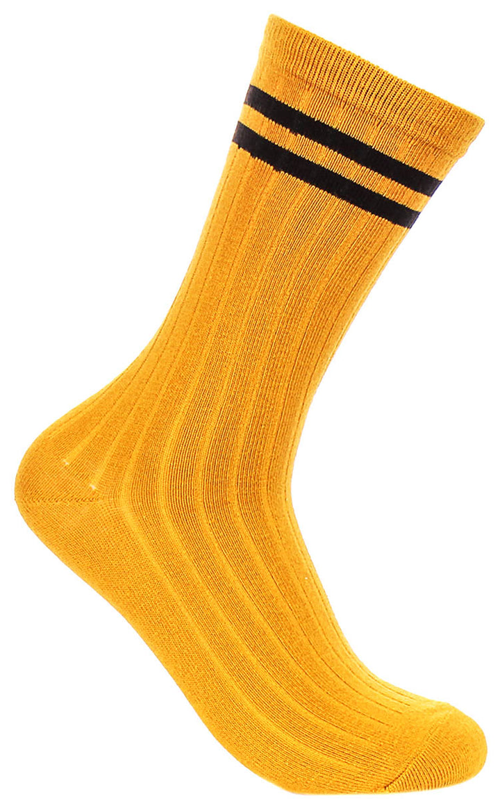 Justinreess England 2P Stripe M In Yellow Black For Men