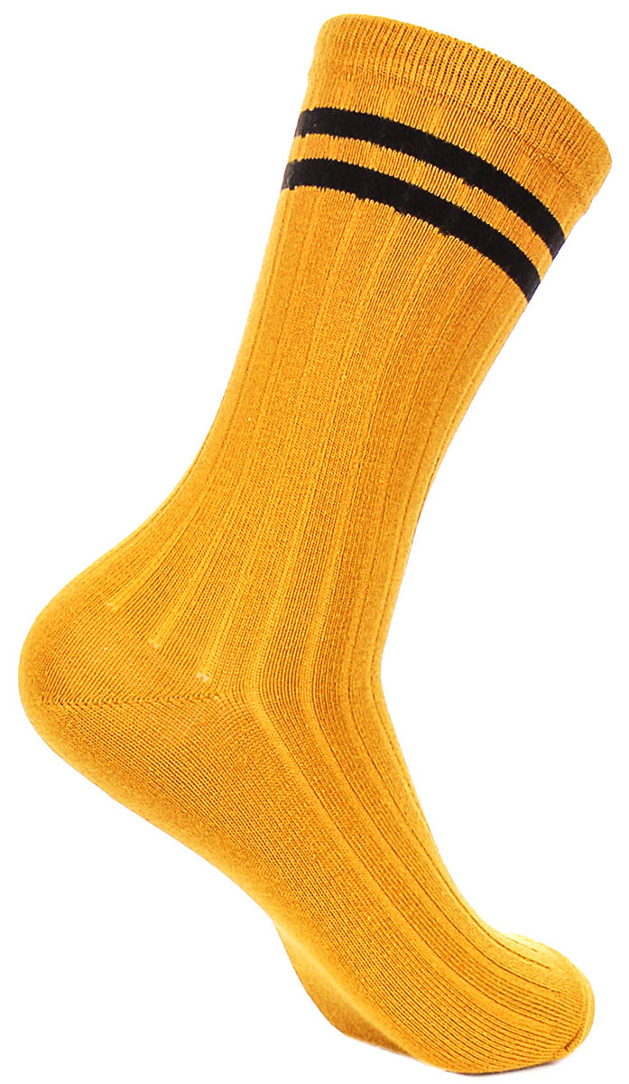 Justinreess England 2P Stripe M In Yellow Black For Men