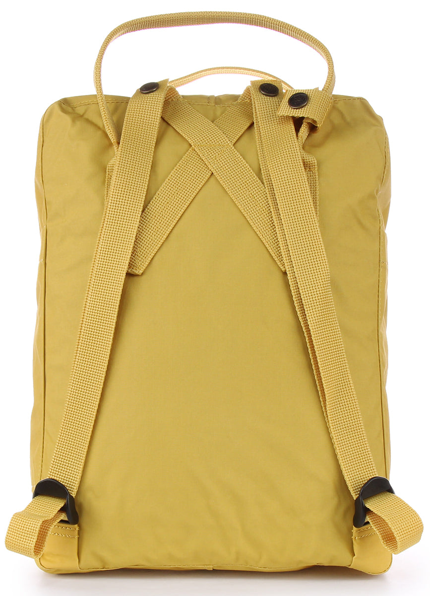 Fjallraven Kanken Backpack In Yellow Red