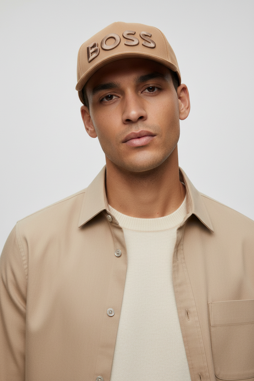 Boss Sevile Cap Boss 6 In Beige