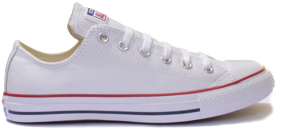 presente Raramente salto Converse 132173 CT All Star Low Lace up Leather Trainer White Leather –  4feetshoes