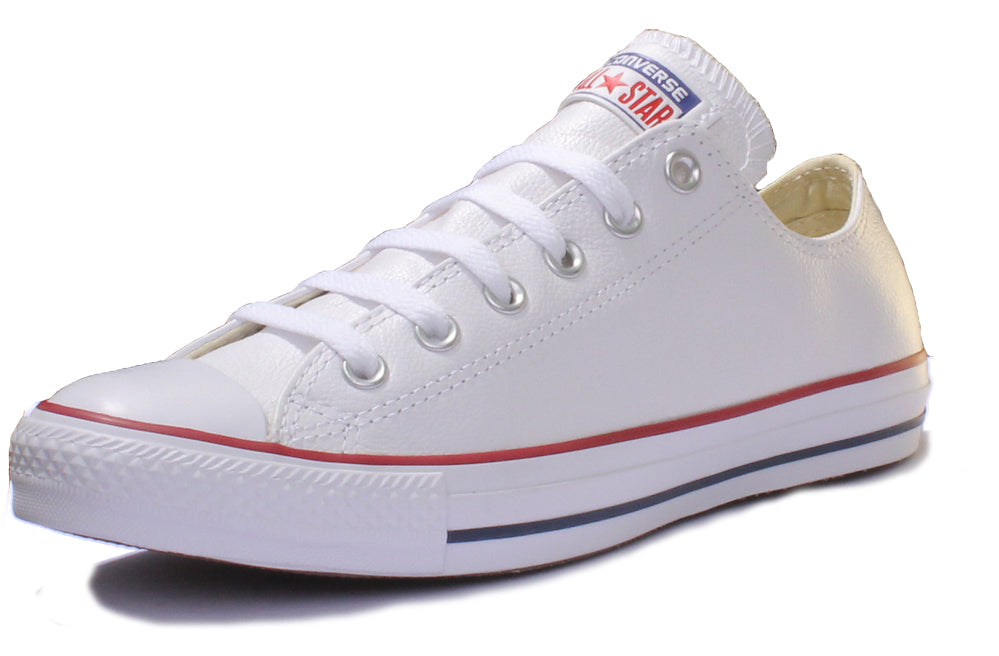 Converse 132173 CT All Star Low Leather Trainer In White