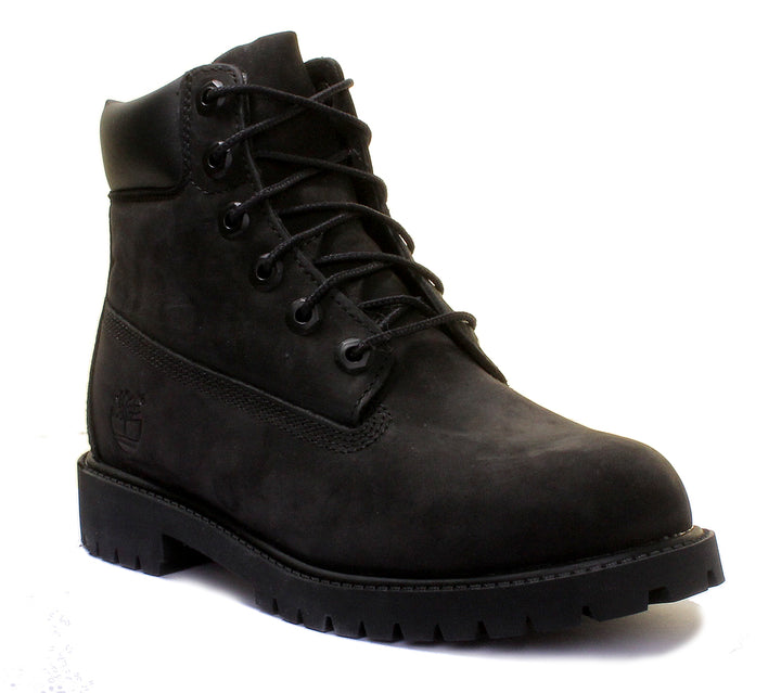 Timberland 6 Inch Ankle Boot In Black For Youth