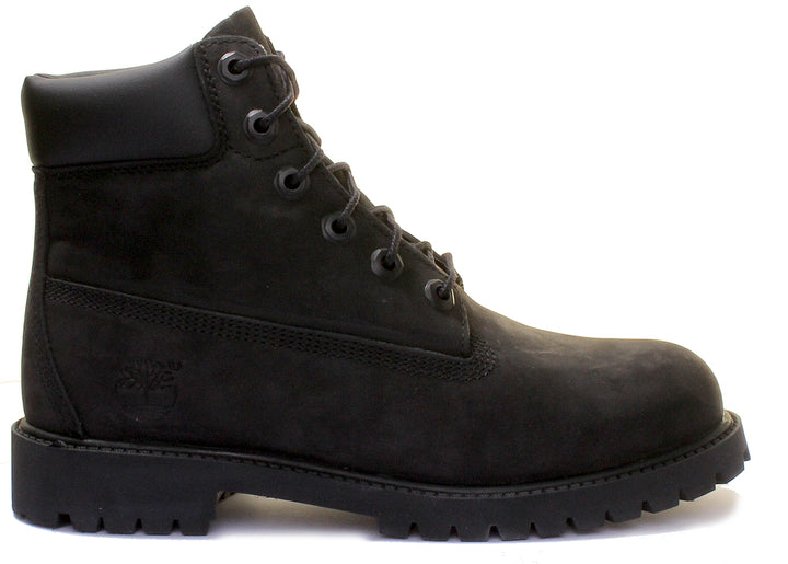 Timberland 6 Inch Ankle Boot In Black For Youth