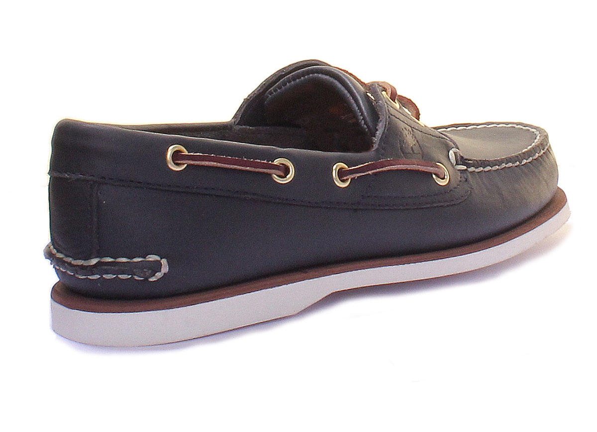 Timberland Classic Boat Shoe In Navy White For Men – 4feetshoes