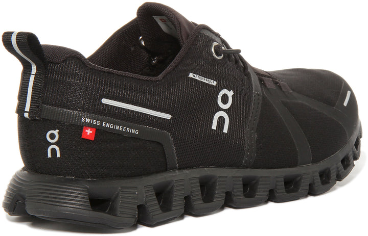 On Running Cloud 5 Waterproof Zapatillas de running con cordones para mujer en negro