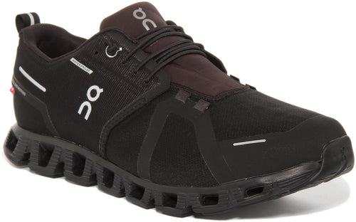 On Running Cloud 5 Waterproof Zapatillas de correr con cordones para hombre en negro