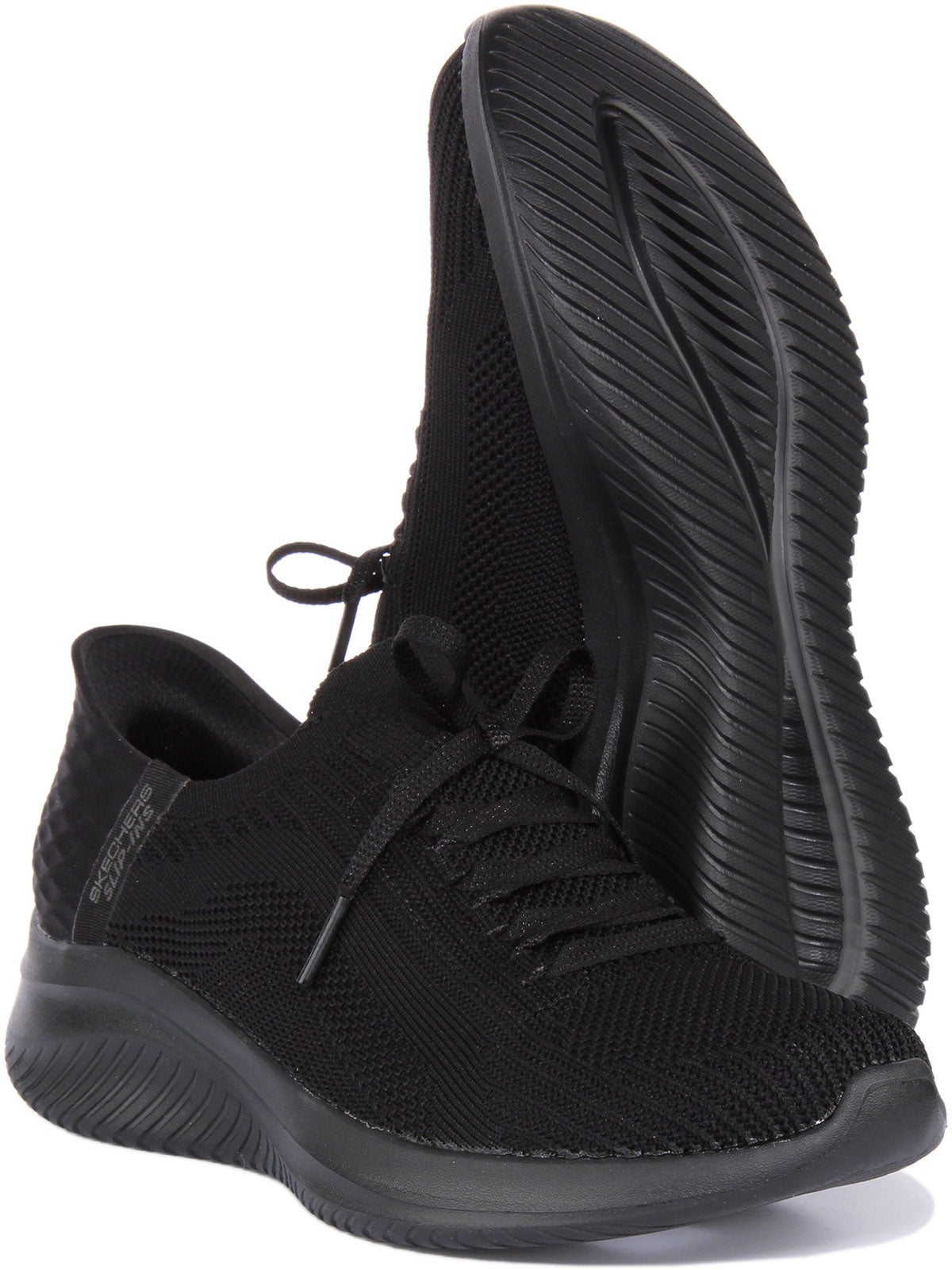 All black skechers sale