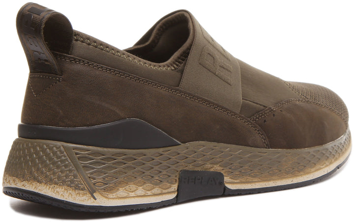 Replay Hornbrook In Army Green For Men