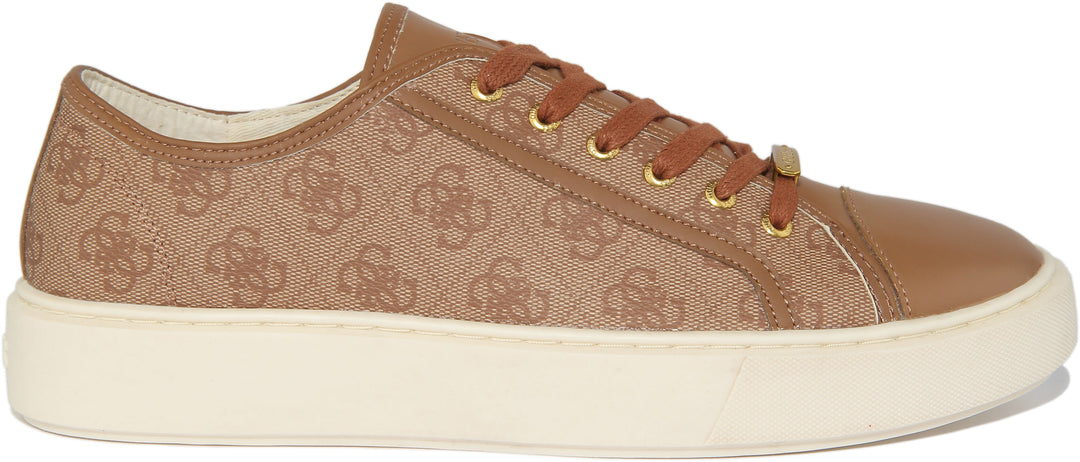 Guess Vice 4G In Beige Print For Men
