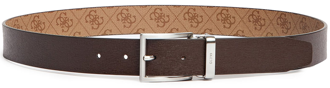 Guess Vezzola 4G Reversible Belt In Beige For Men