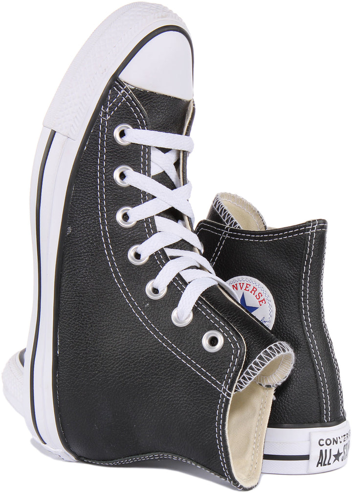 Converse 132170 CT All Star Hi Leather Trainer In Black