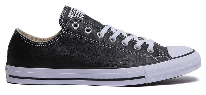 Converse 132174 CT All Star Low Leather Trainer In Black