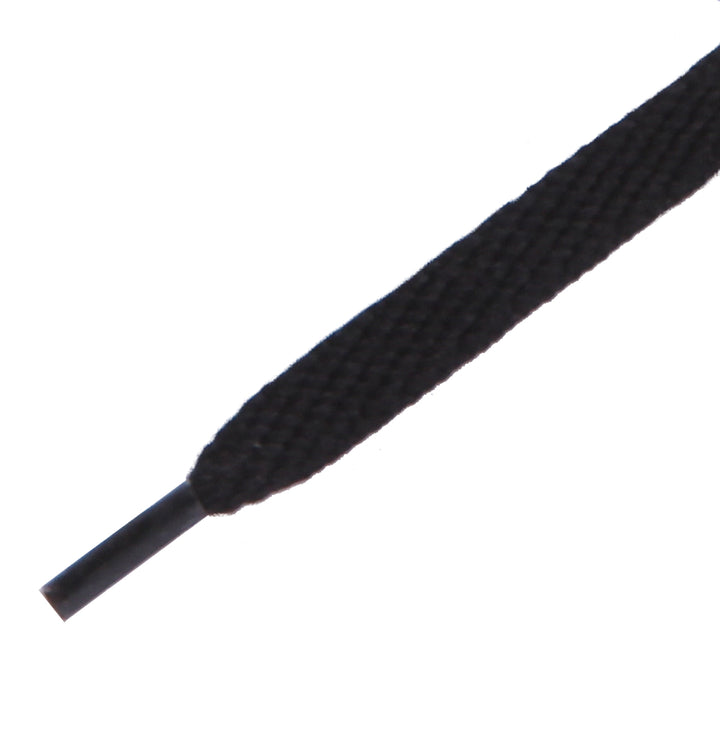 Tipstar Lacets plats de 125 cm de longueur en noire pour unisexe