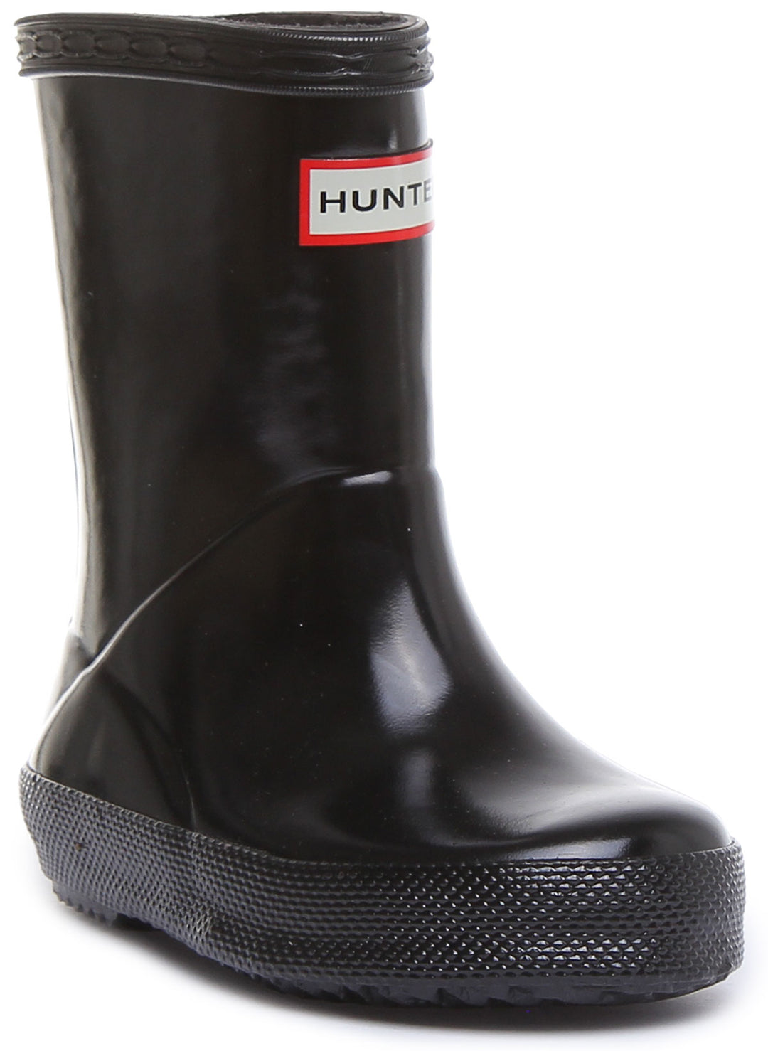 Hunter Kids First Gloss Boot In Red