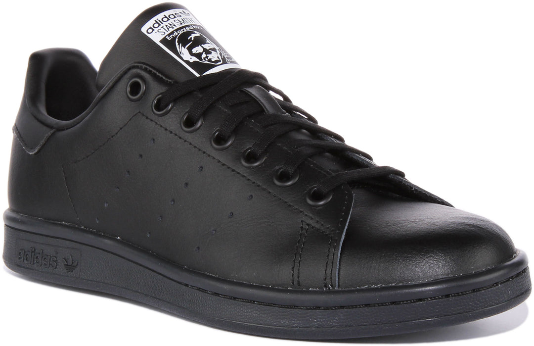 Adidas Stan Smith J In Black For Junior | Lace up Shoes – 4feetshoes