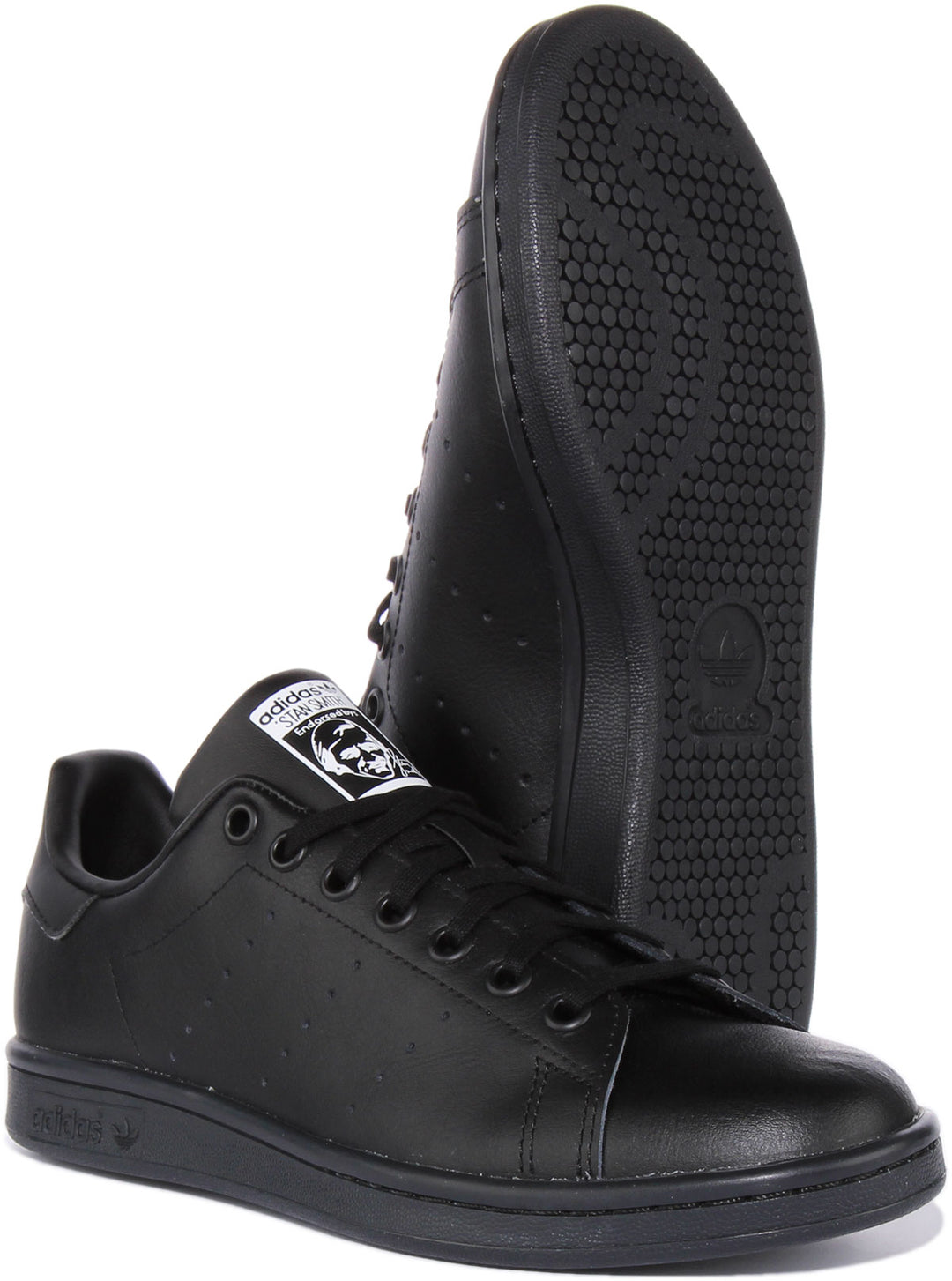 Black adidas stan smith junior Clearance