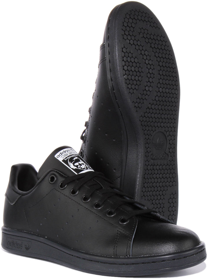Adidas Stan Smith J In Black For Junior