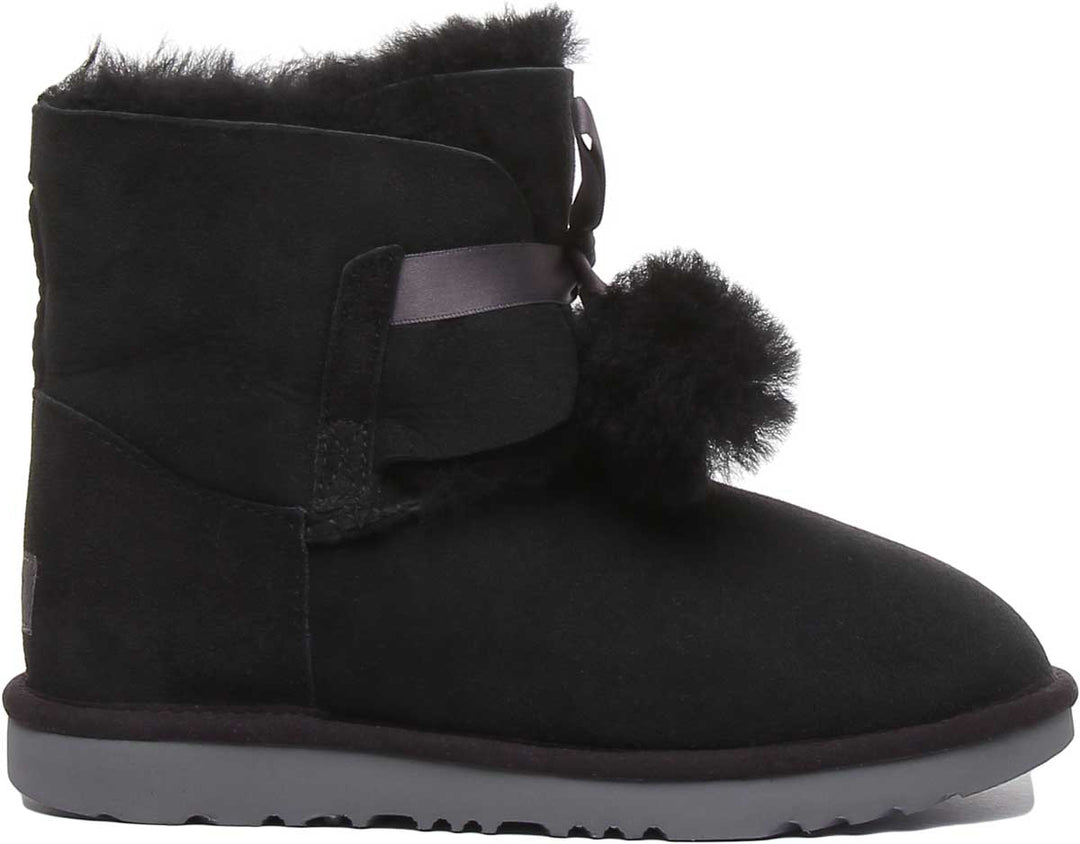 Ugg Gita Jugend Tw seite Wildleder Schaffell Stiefel Mit