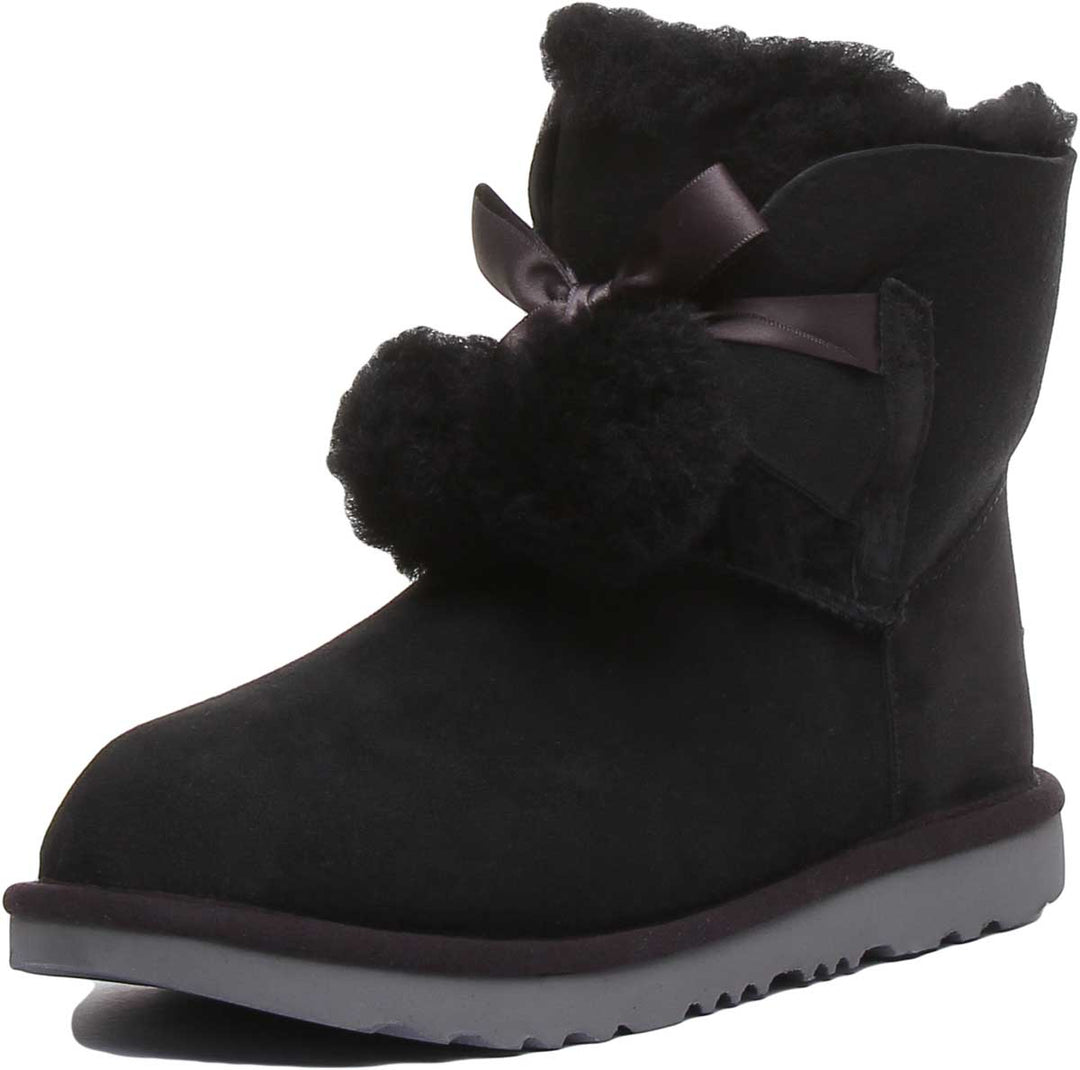 Ugg Gita Jugend Tw seite Wildleder Schaffell Stiefel Mit