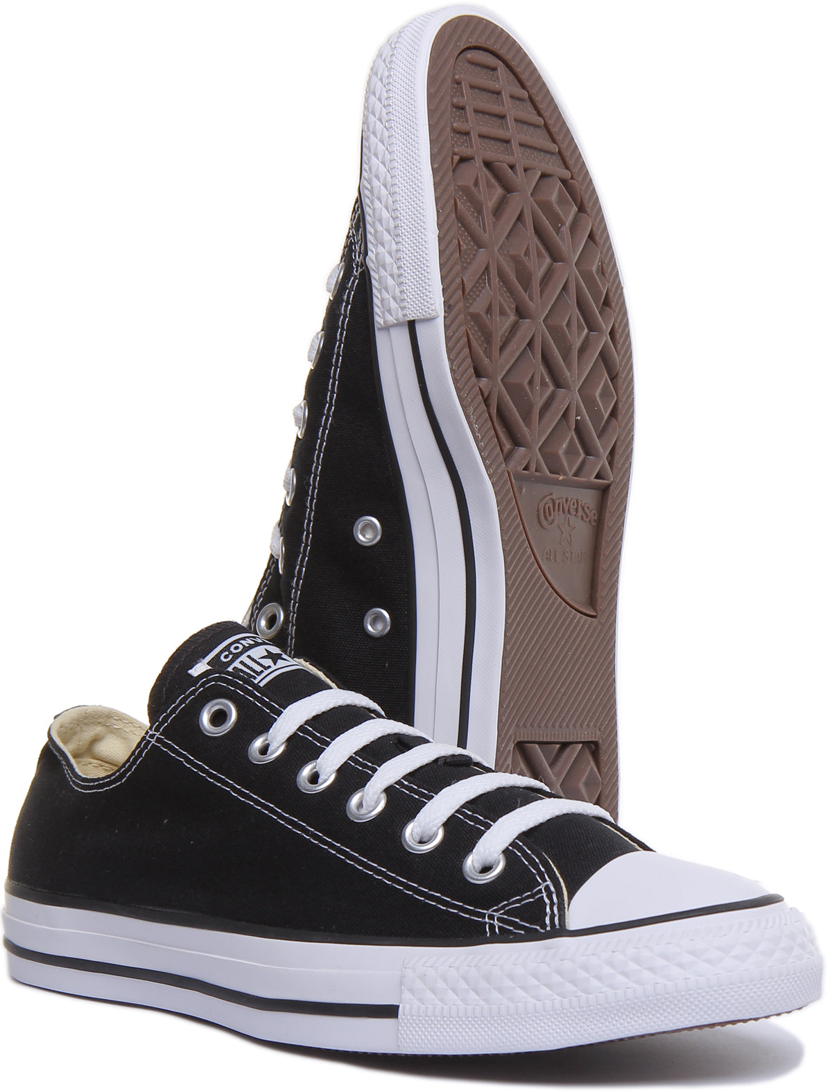 Mens black converse outlet trainers