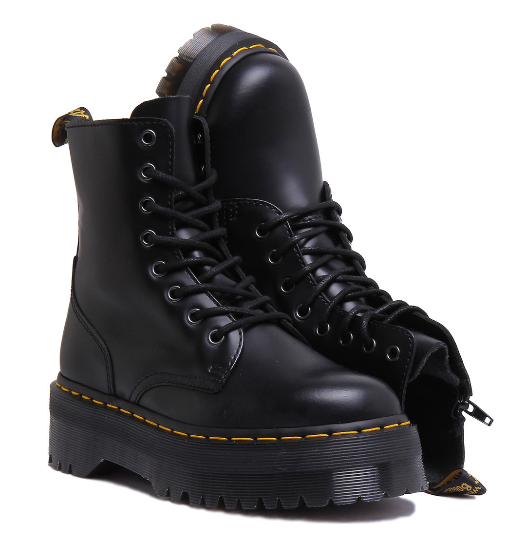 Martens Jadon Boots Black Chunky Dr Martens Martens Jadon Lll Soft