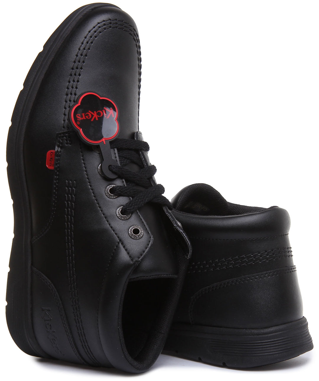 Kickers Botas de cuero negras Kelland-Lace Hi Lthr Au unisex, Negro Kickers Botas de cuero negras Kelland-Lace Hi Lthr Au unisex, Negro