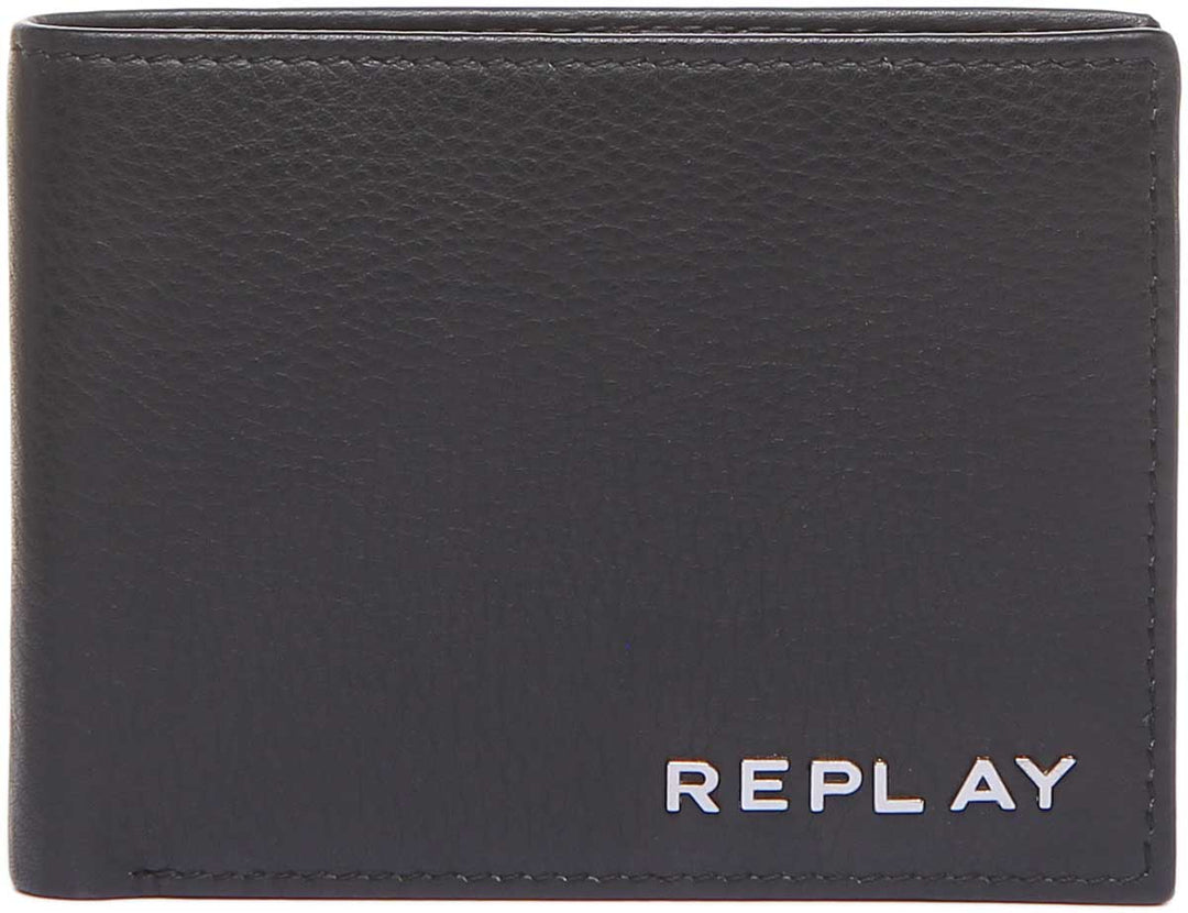 Replay Mens Wallet In Black