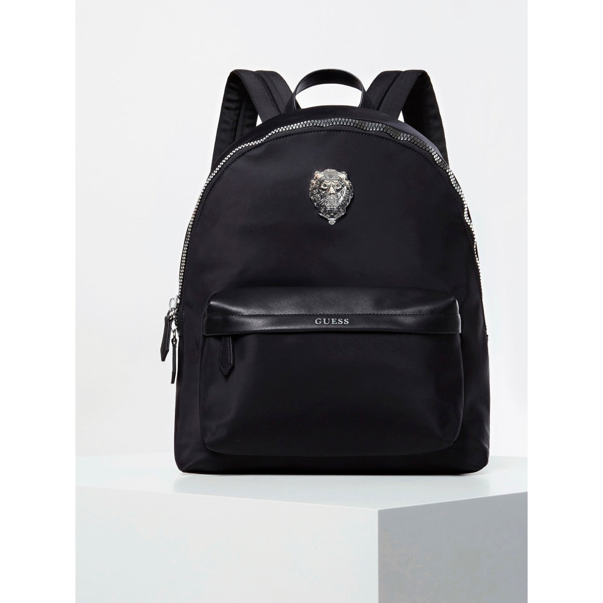 Guess men's leather on sale backpack