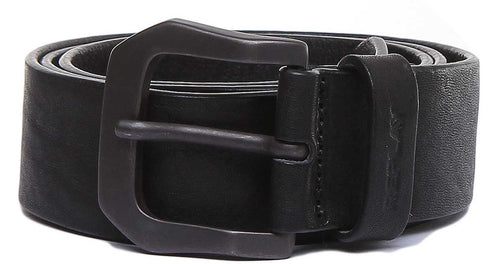 Replay AM2573.000 ceintures noires en cuir vintage pour hommes