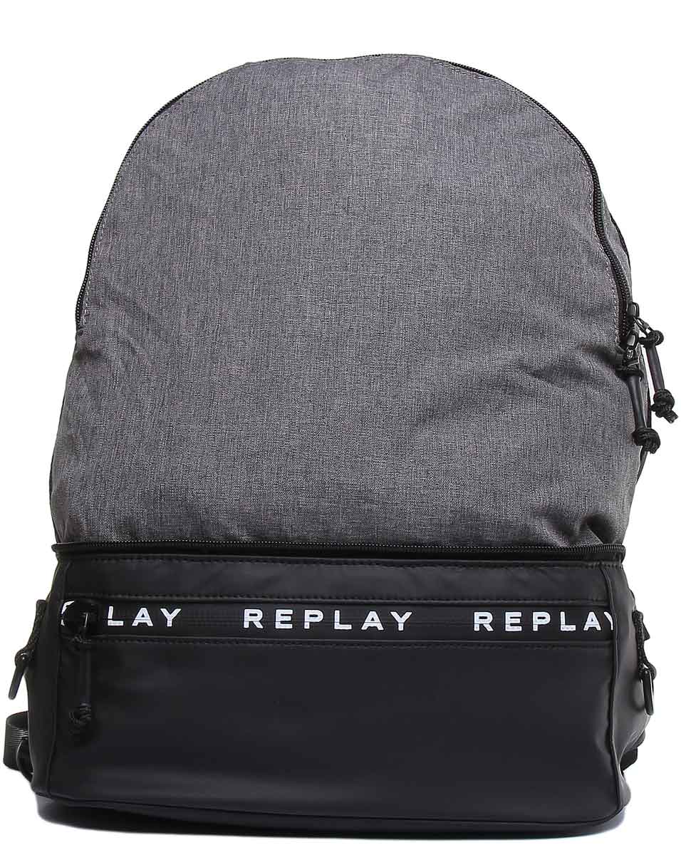 Replay Mens Backpack In Black