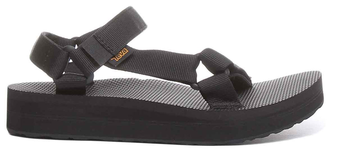 Flip Flops Platform Black Tevas Teva Universal Flatform Sandals In