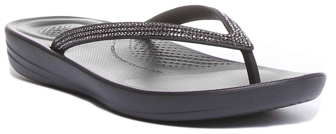 Fitflop Iquishion Sparkle In Black