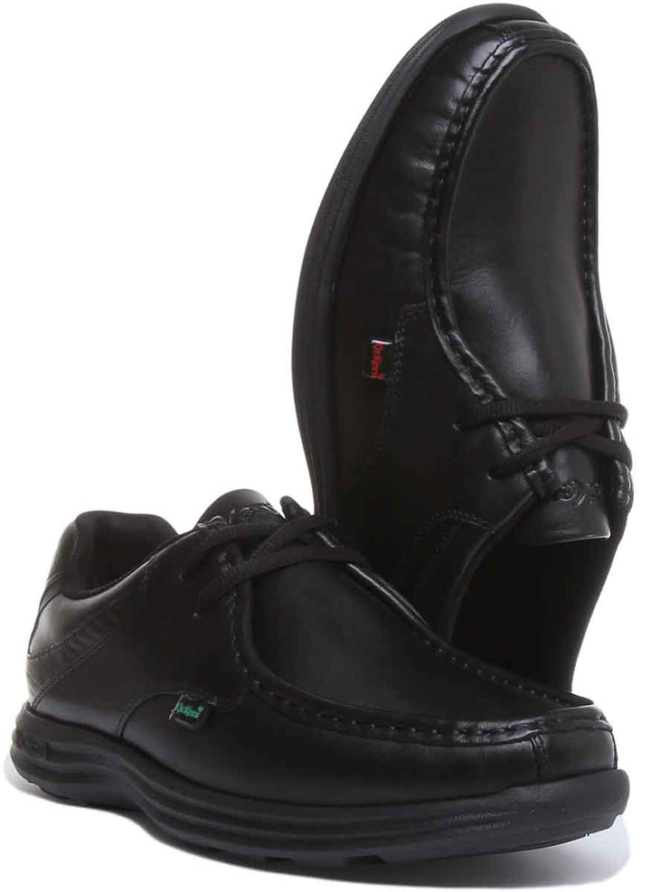 Kickers Reasan Lace Chaussures à lacets à 2 oeillets pour hommes en noir