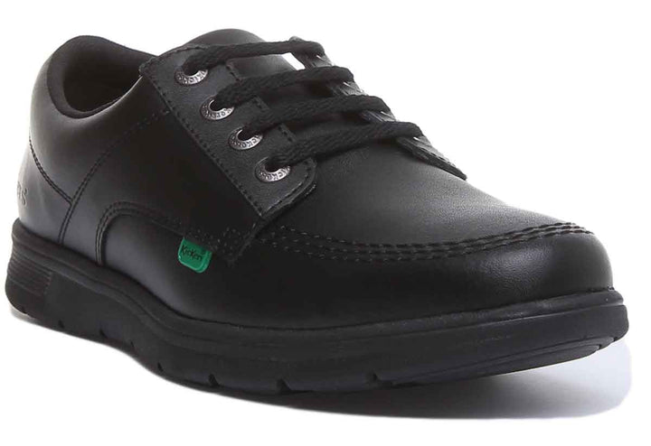 Kickers Kelland Lace Lo Chaussures à lacets à 4 oeillets pour hommes en noir