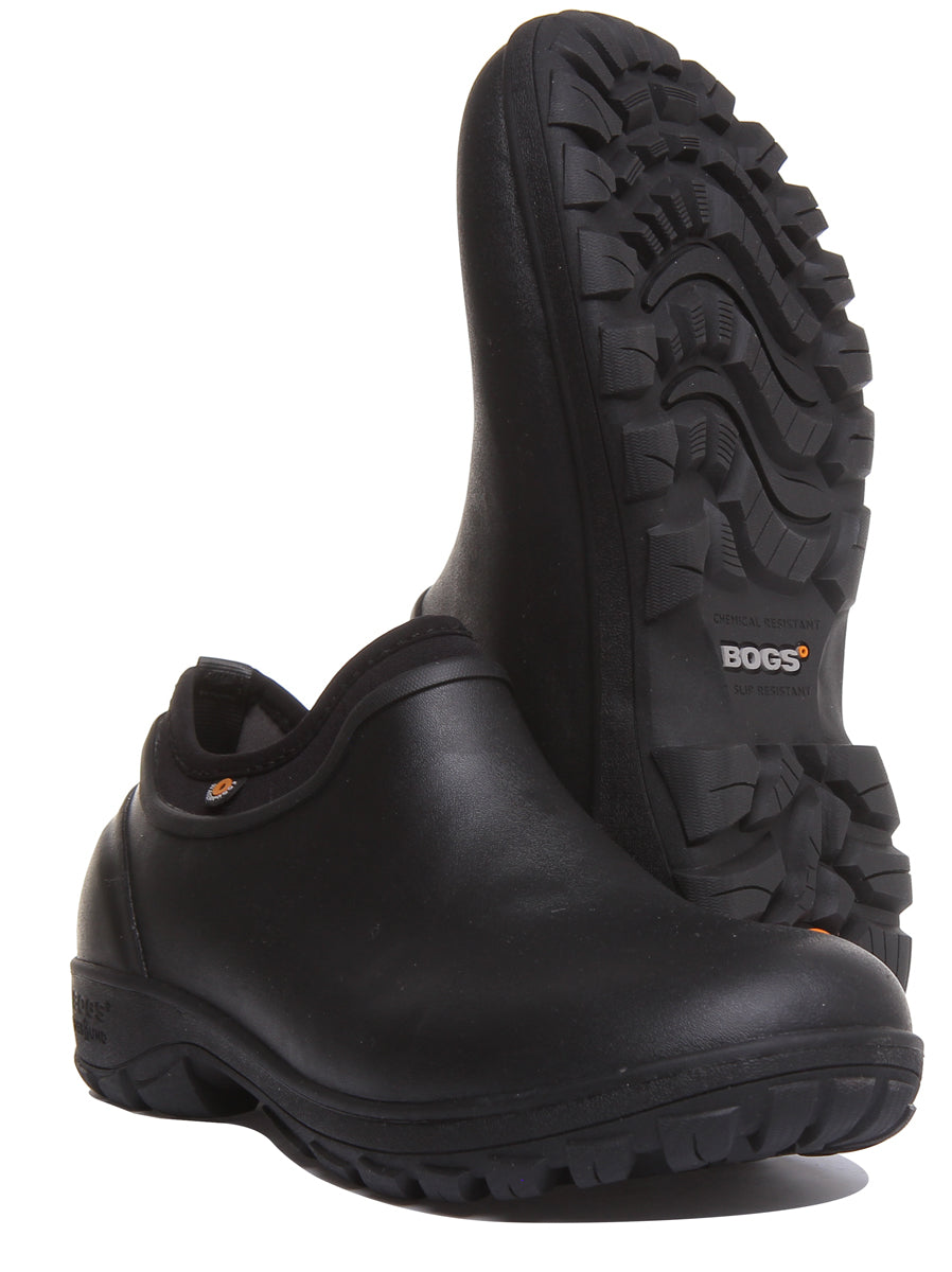 Bogs Sauvie Chaussures antidérapantes imperméables Neo Tech pour hommes en noir