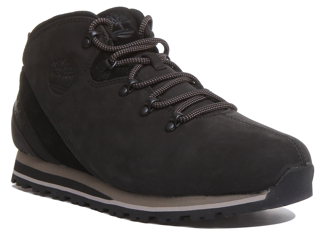 Timberland A28S3 Splitrock Mid Hiker Boot In Black For Men