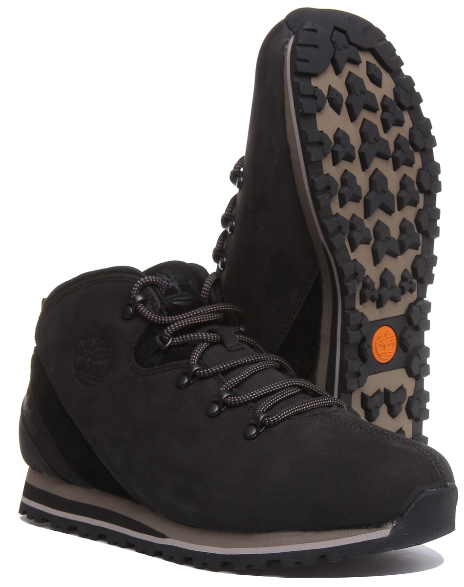 Timberland A28S3 Splitrock Mid Hiker Boot In Black For Men