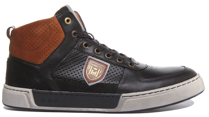 Pantofola D Oro Frederico Mid In Black For Mens