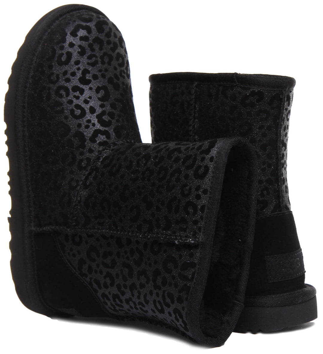 Ugg Australia Classic 2 Glitter Boot In Black For Youth