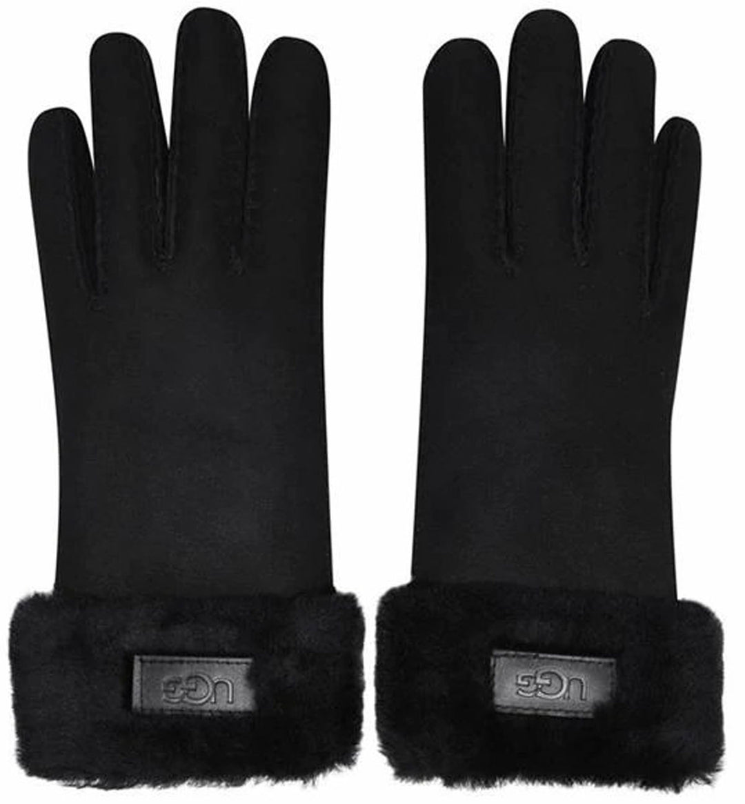Ugg Australia Turn Cuff Glove In Black For Women