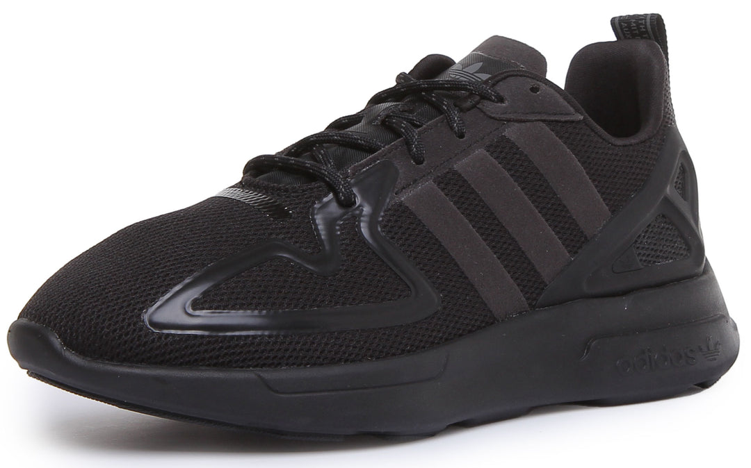 Adidas Zx 2K Flux J In Black For Youth