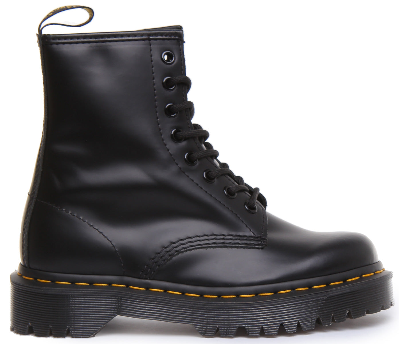 Womens black doc marten sales shoes