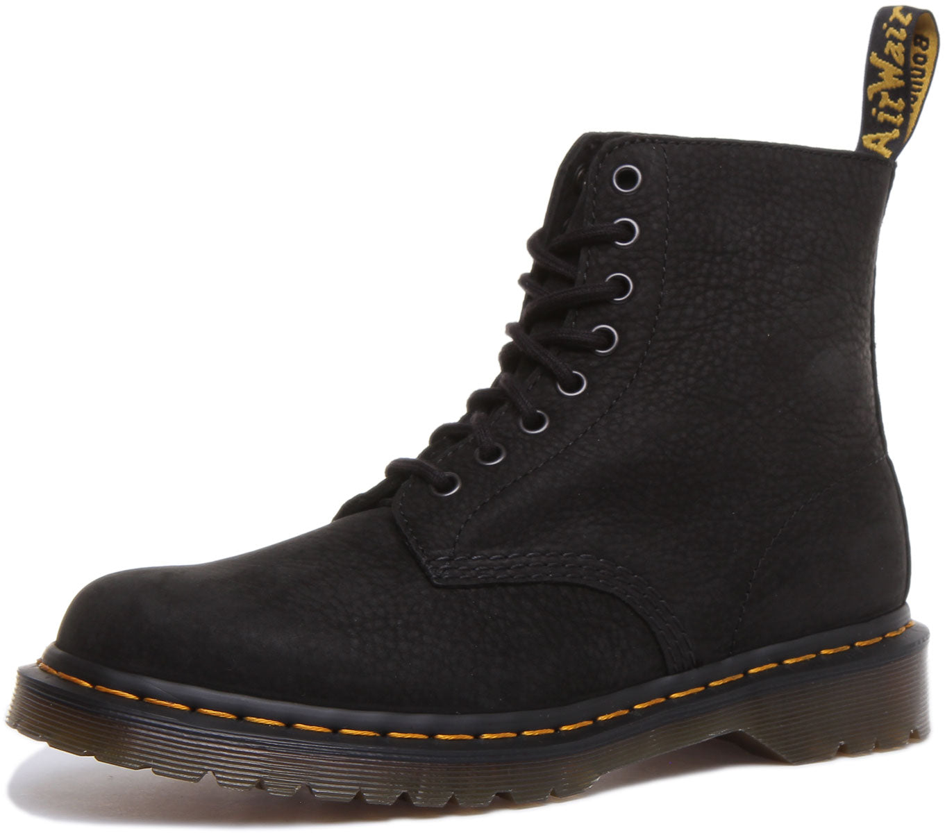 Dr Martens 1460 Pascal Bota de cuero nubuck fresado resistente al agua 4feetshoes