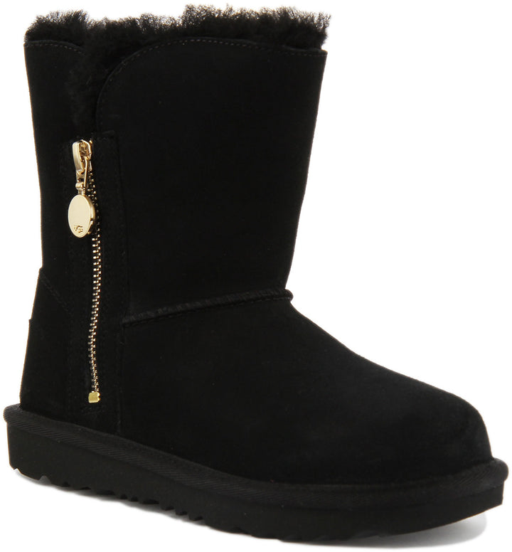 Ugg Australia Bailey Boots In Black For Juniors